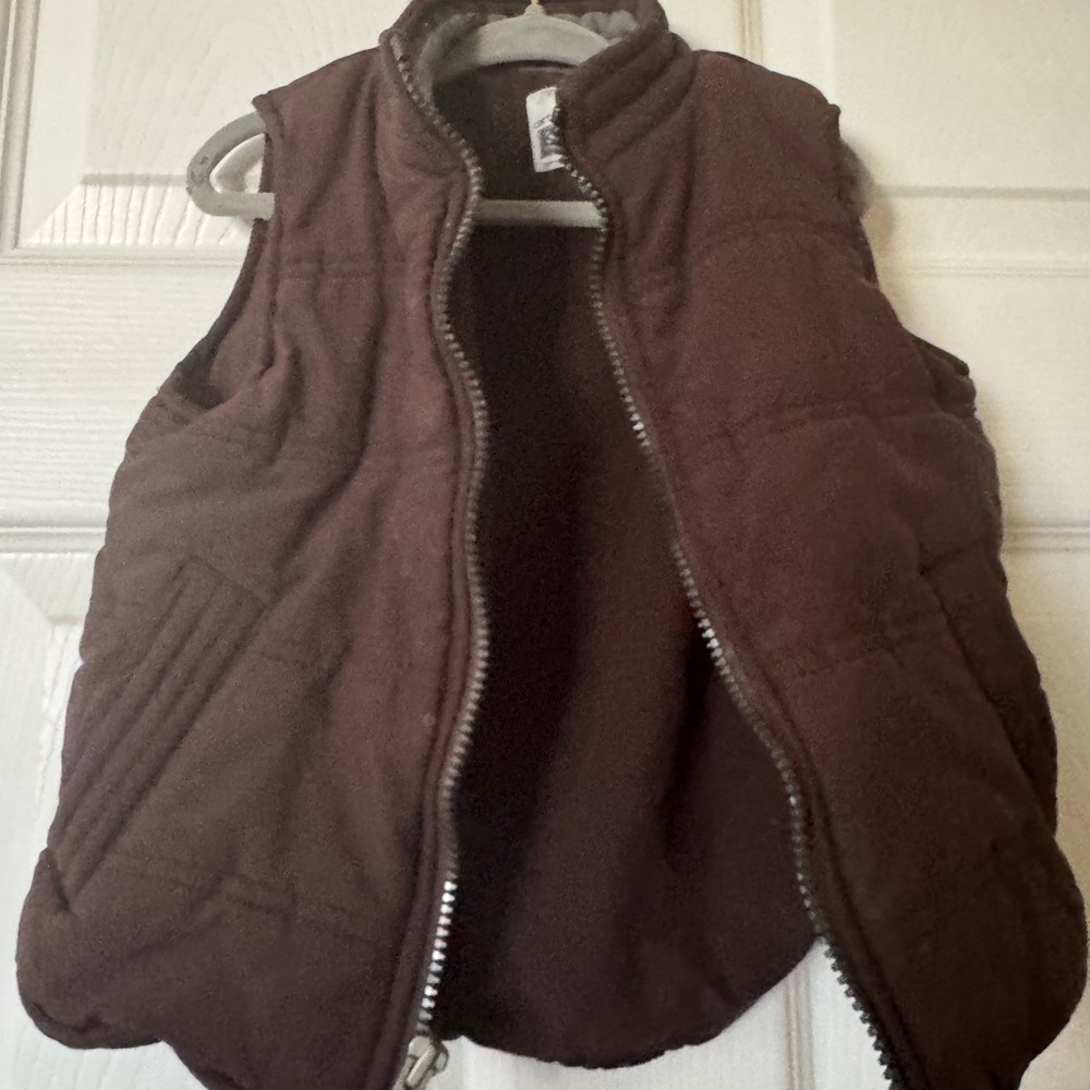Carter's Chocolate Brown Quilted Vest